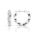 Marquise Bloom Hoops (1 Pair)