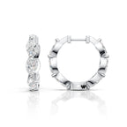 Marquise Bloom Hoops (1 Pair)