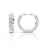 Princess Row Earrings (1 Pair)