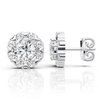 Snow Blossom Diamond Earrings (1 Pair)