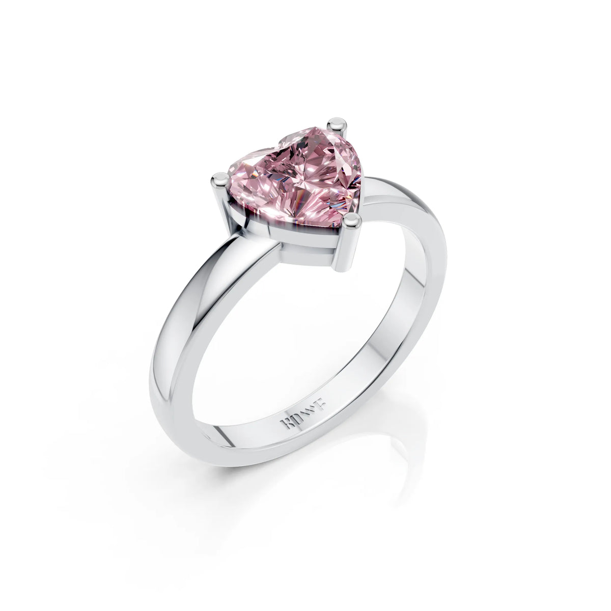 Heart Solitaire Ring For Women