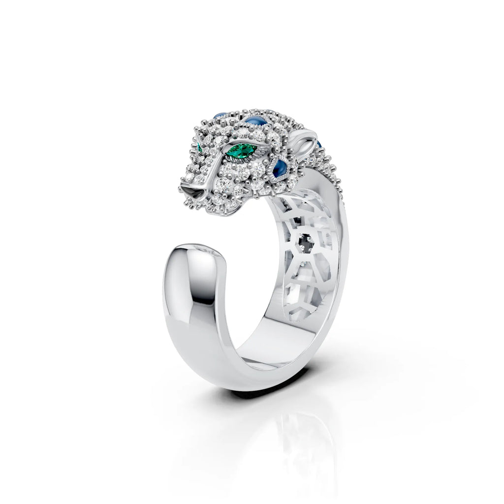 Royal Panther Diamond Ring