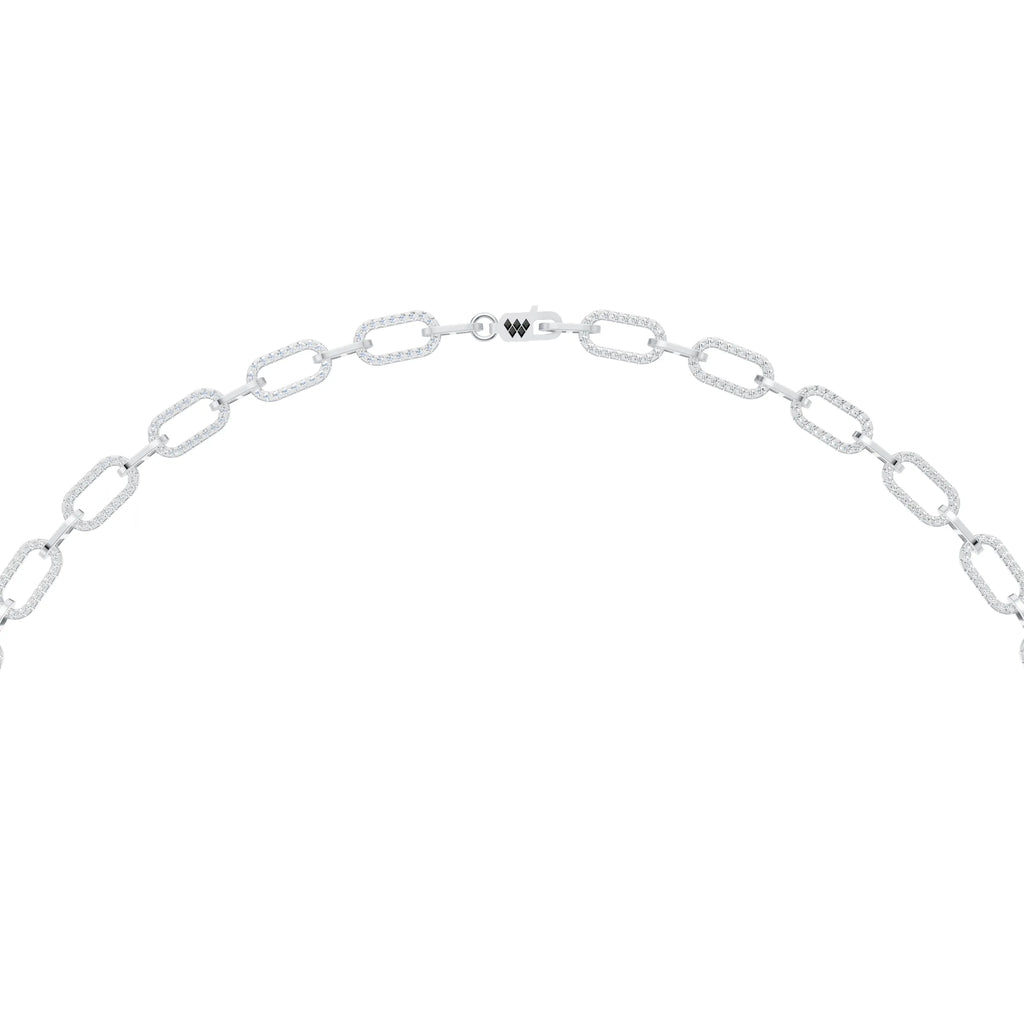 Pavé Open Link Chain
