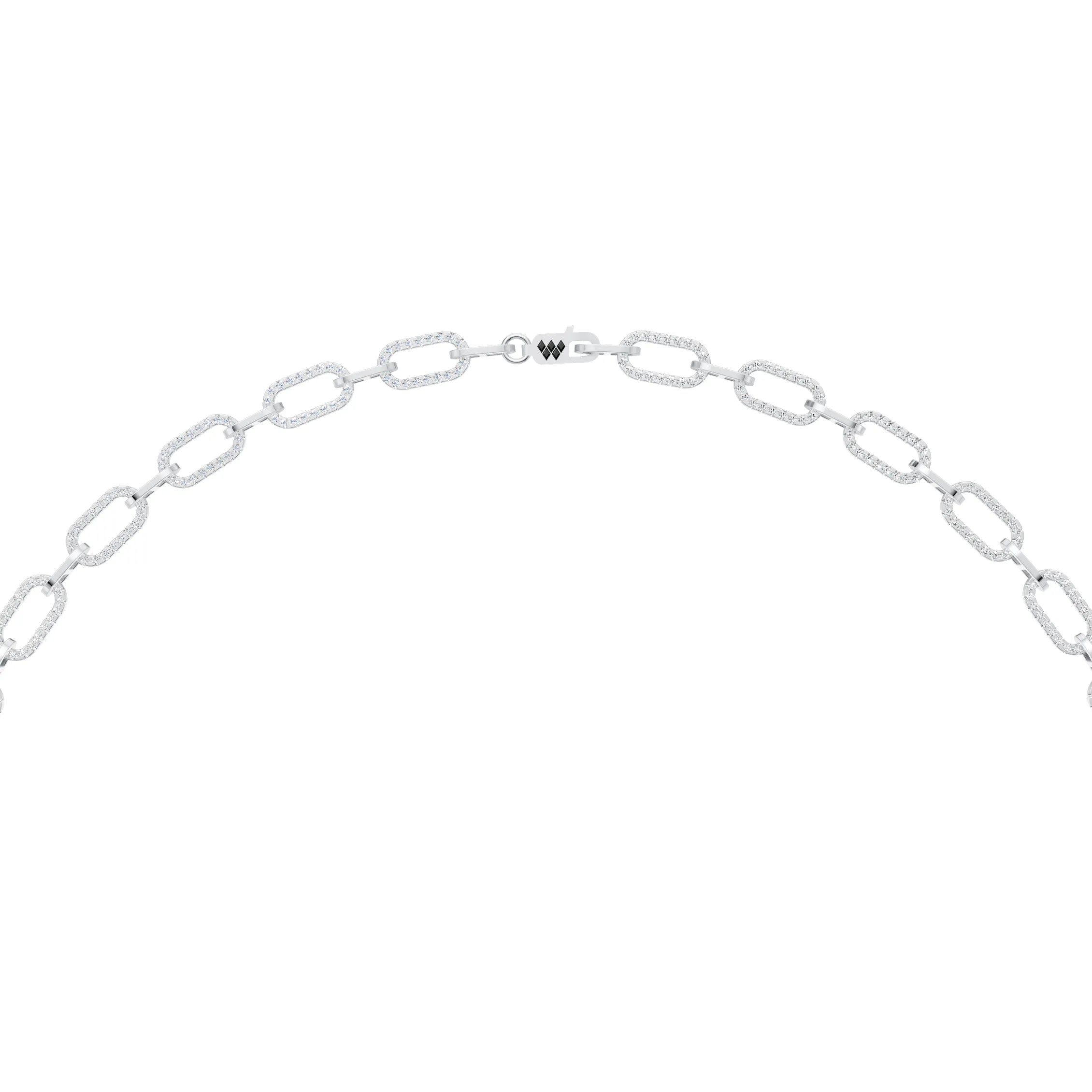 Pavé Open Link Chain