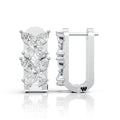 Diamond Blossom Hoops (1 Pair)