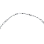 Sculpted Diamond Bar Chain