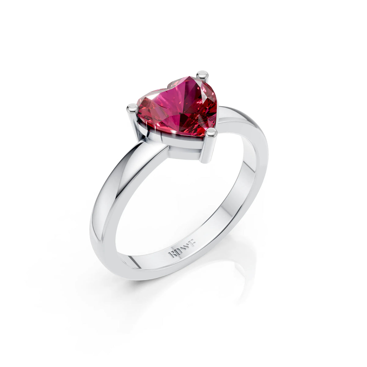 Heart Solitaire Ring For Women