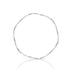 Sculpted Diamond Bar Chain