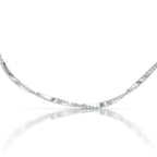 Sculpted Diamond Bar Chain