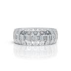 Emerald Cut Eternity Band