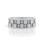 Geometric Diamond Panel Band