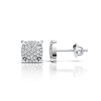 Cluster Diamond Earrings