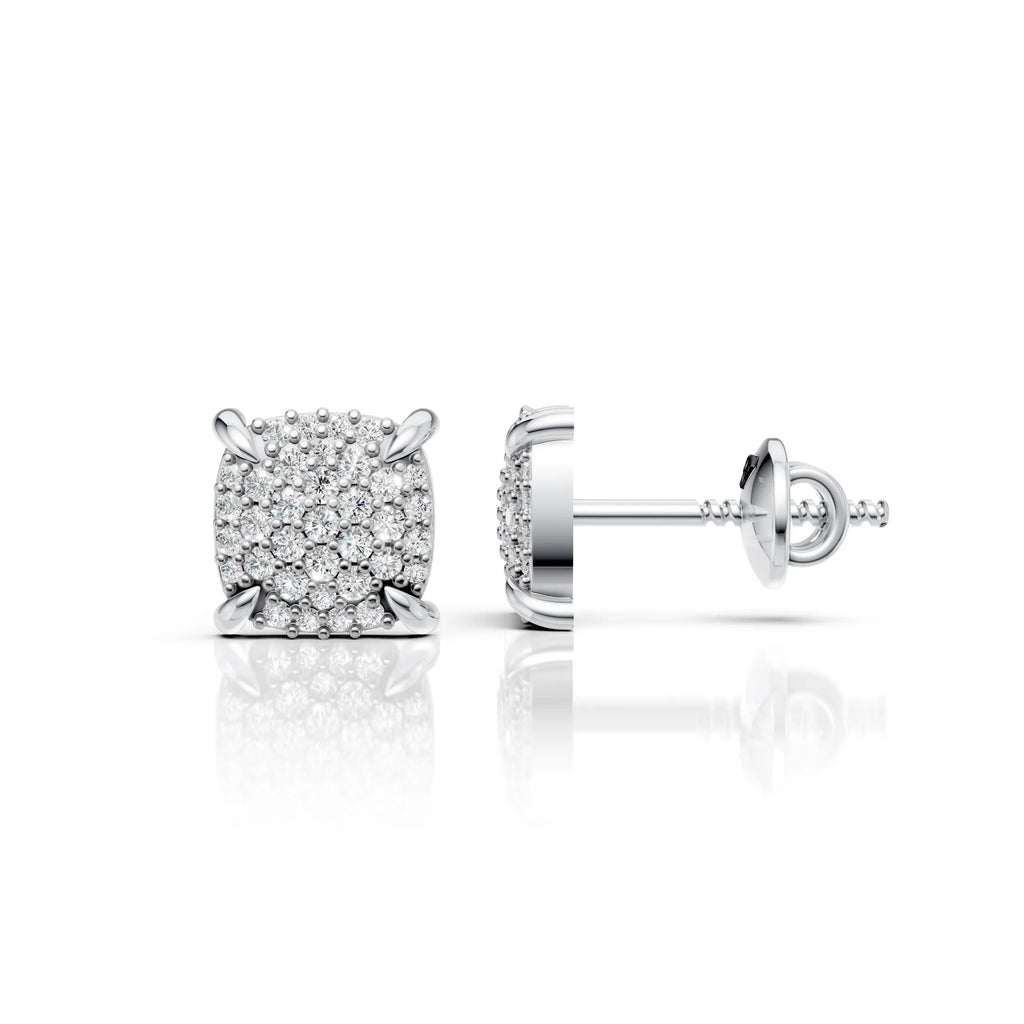Cluster Diamond Earrings