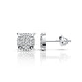 Cluster Diamond Earrings