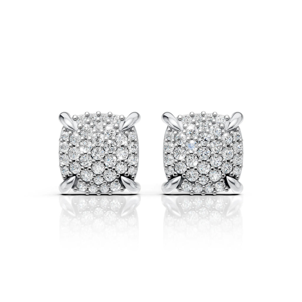 Cluster Diamond Earrings