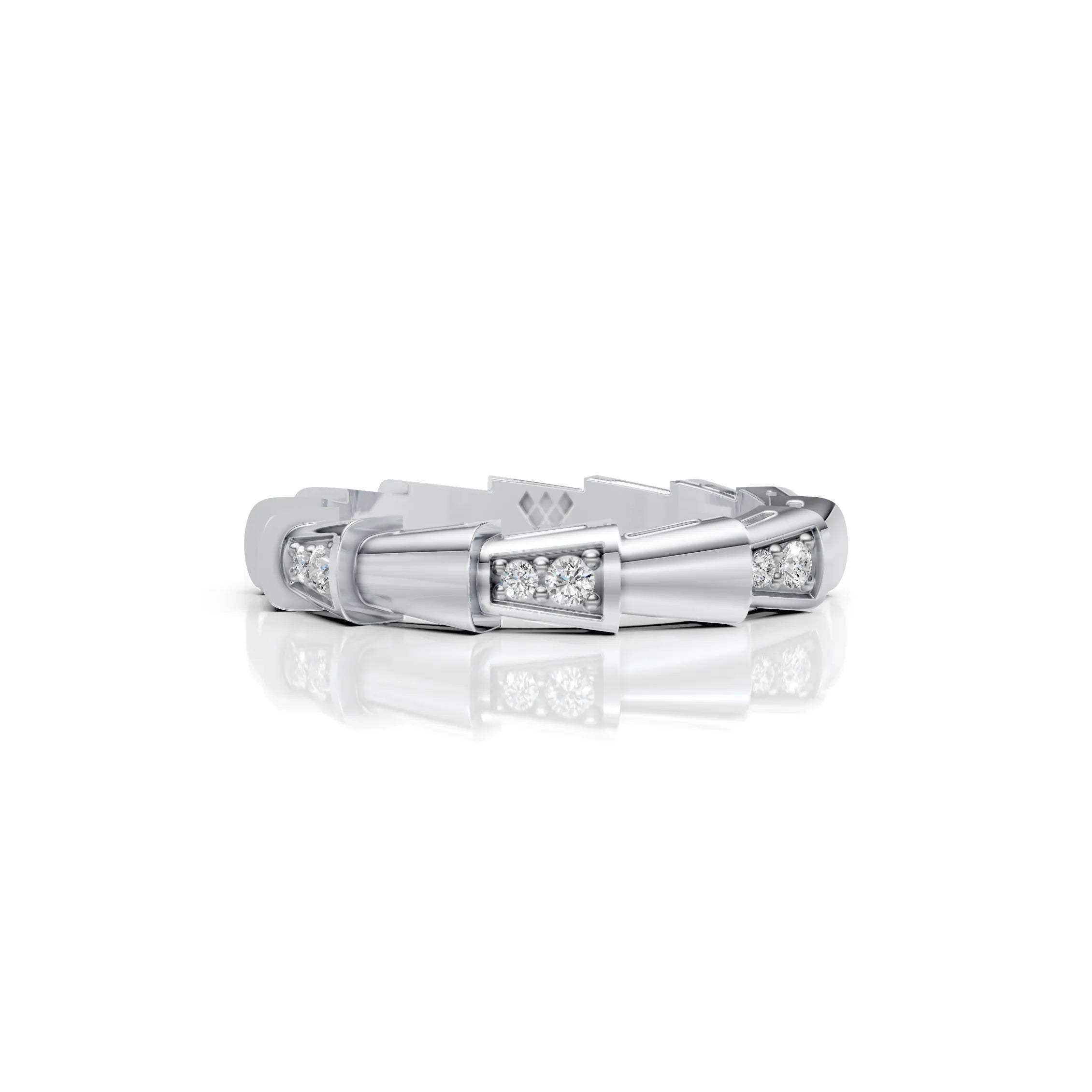 Diamond Buckle Ring