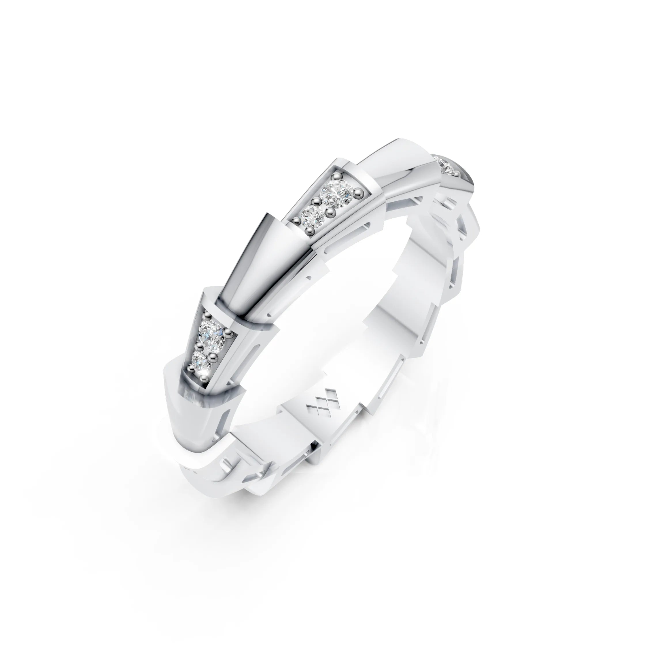 Diamond Buckle Ring