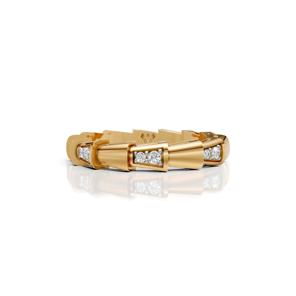 Diamond Buckle Ring