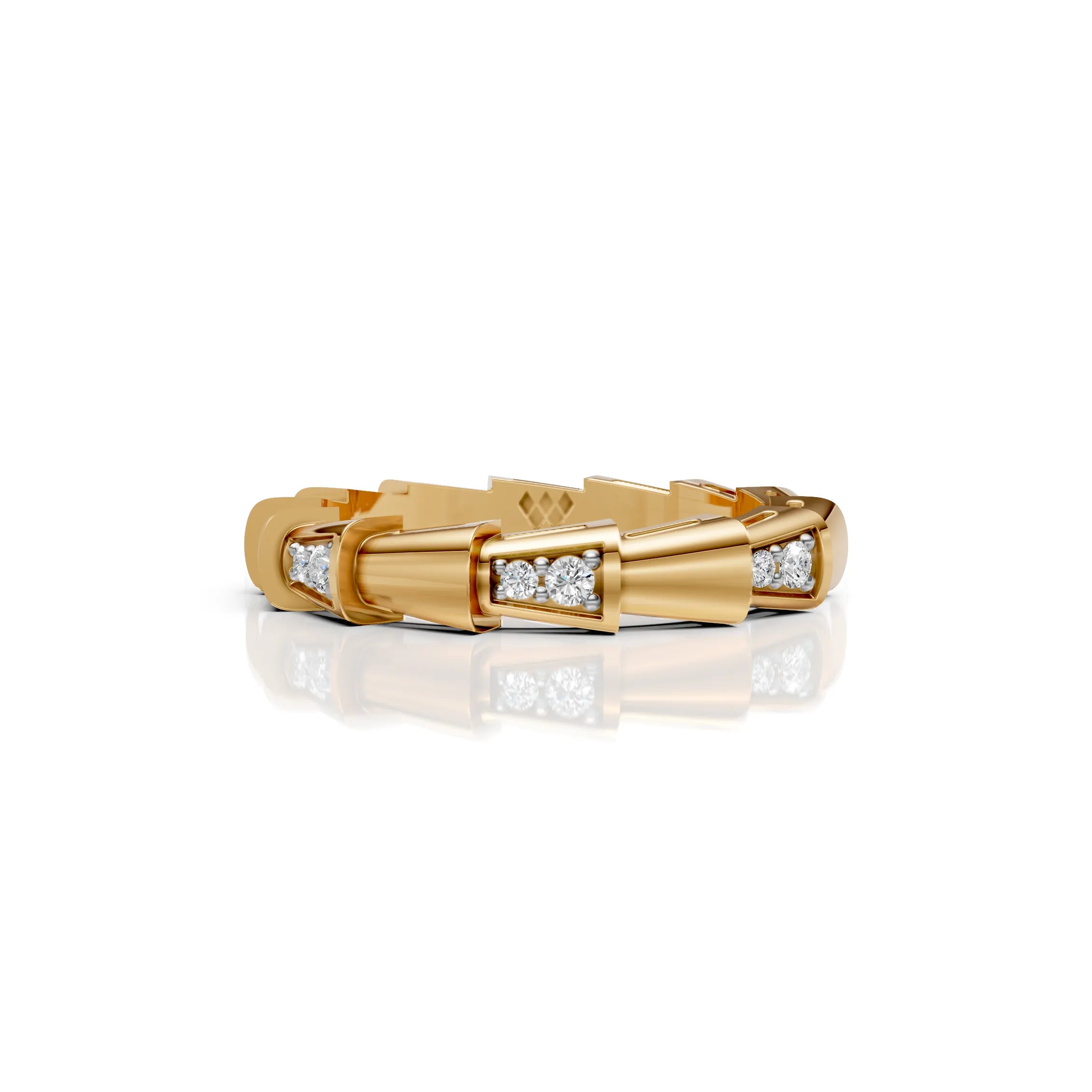 Diamond Buckle Ring