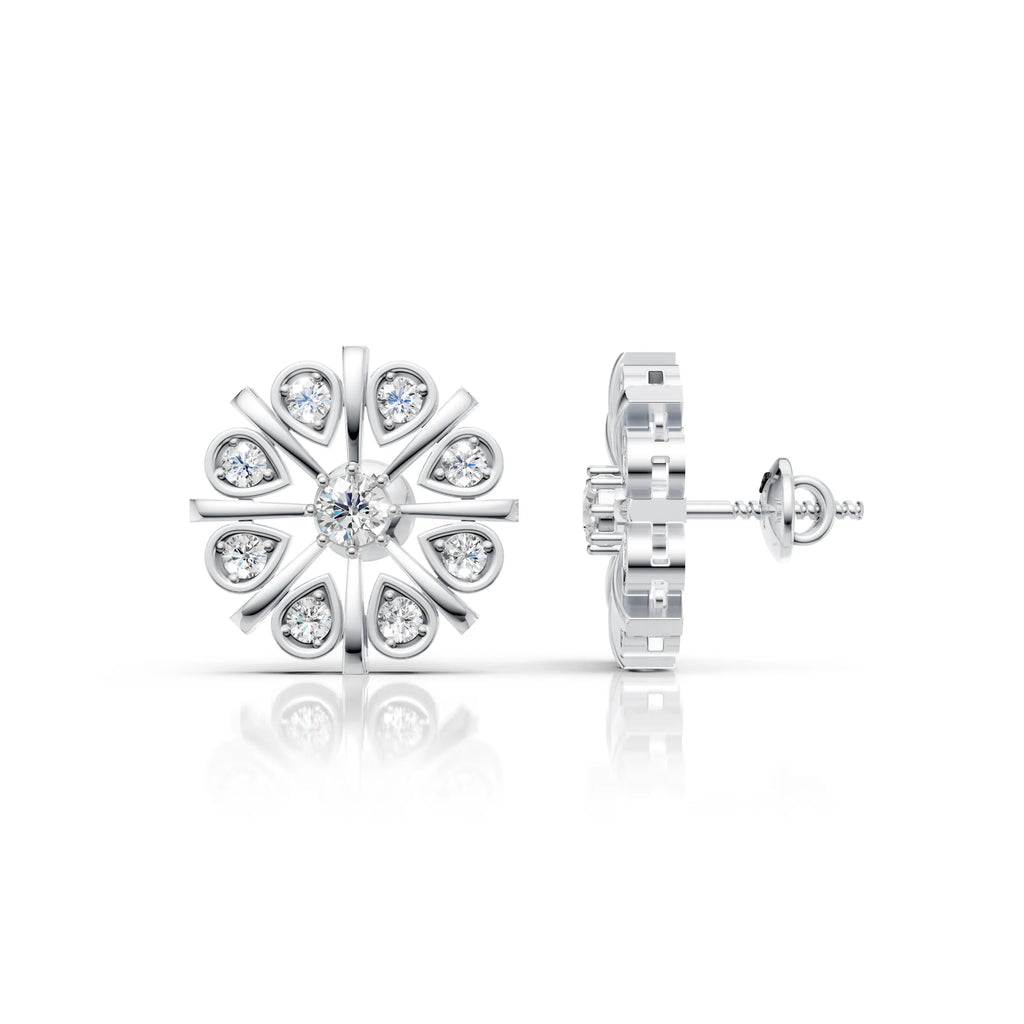 Diamond Bloom Studs