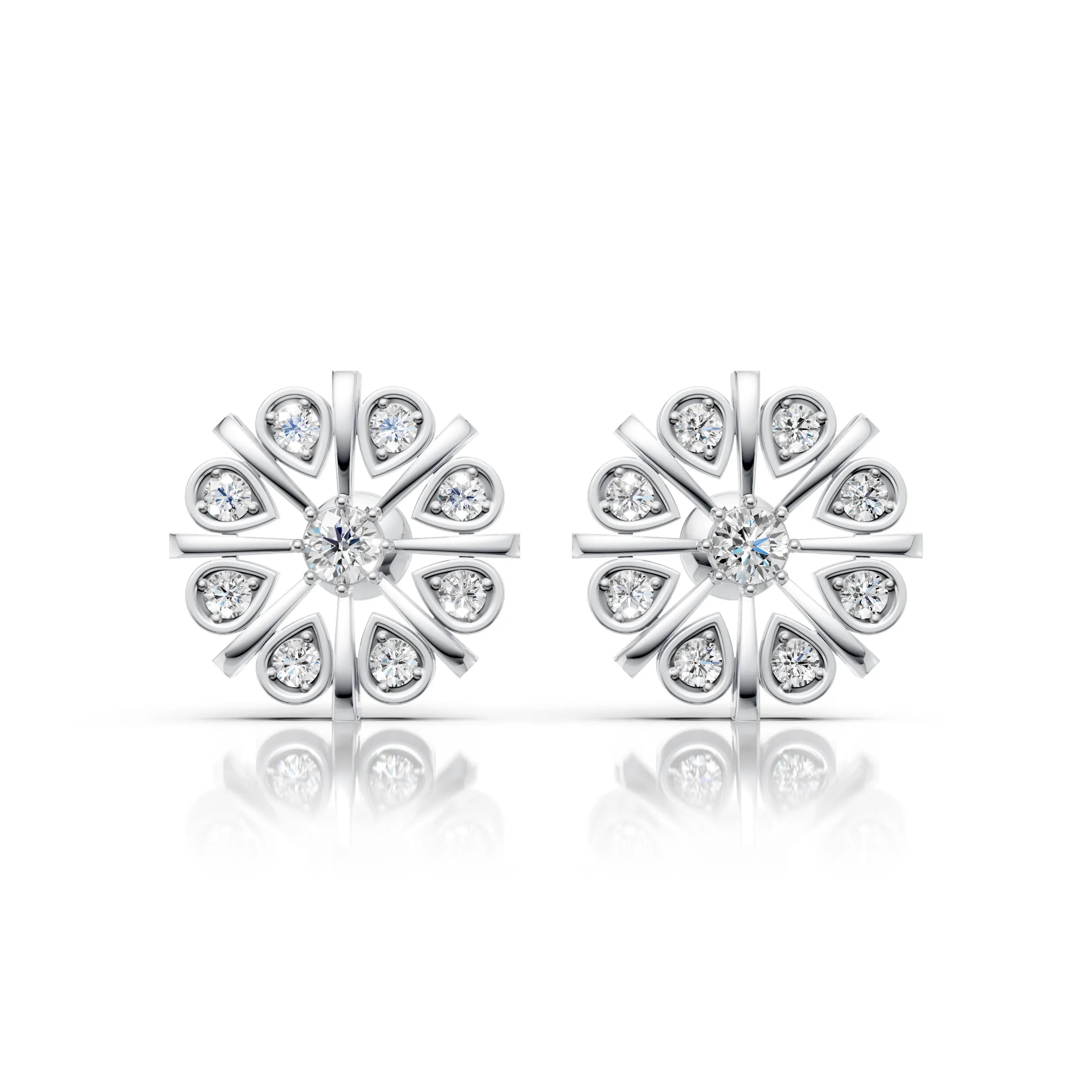 Diamond Bloom Studs