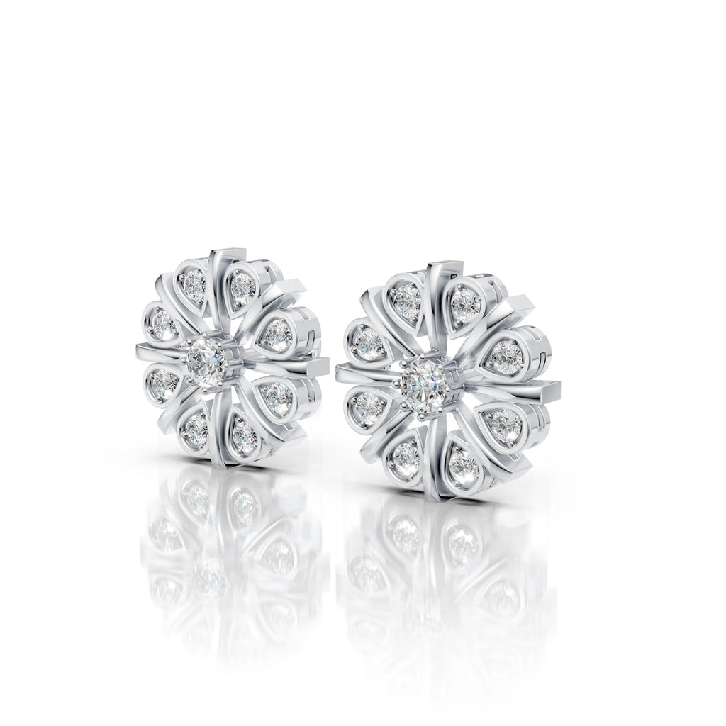 Diamond Bloom Studs