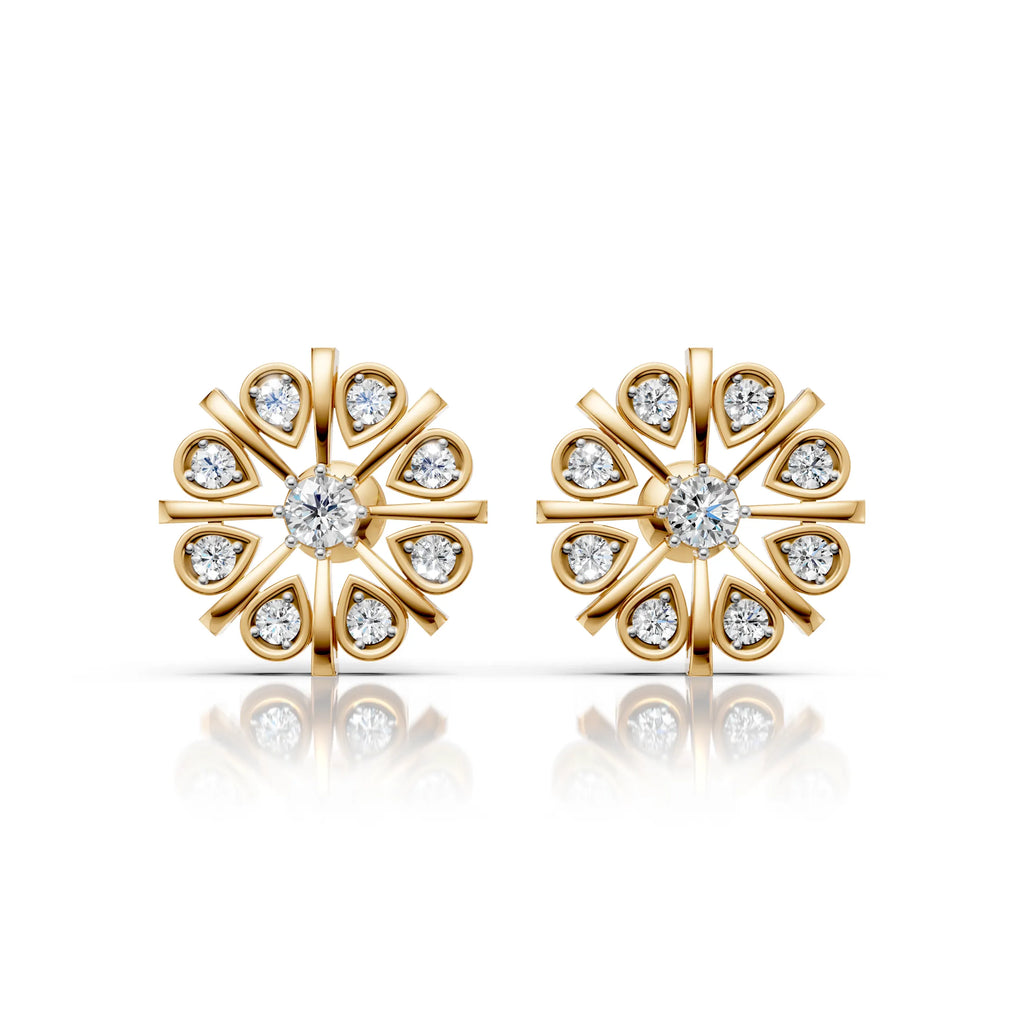 Diamond Bloom Studs