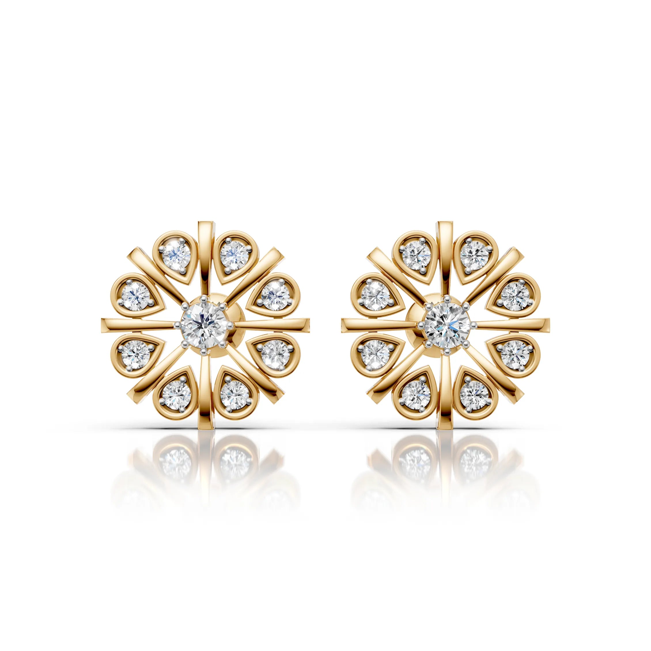 Diamond Bloom Studs