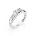 Emerald Cut Solitaire Ring