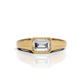 Emerald Cut Solitaire Ring
