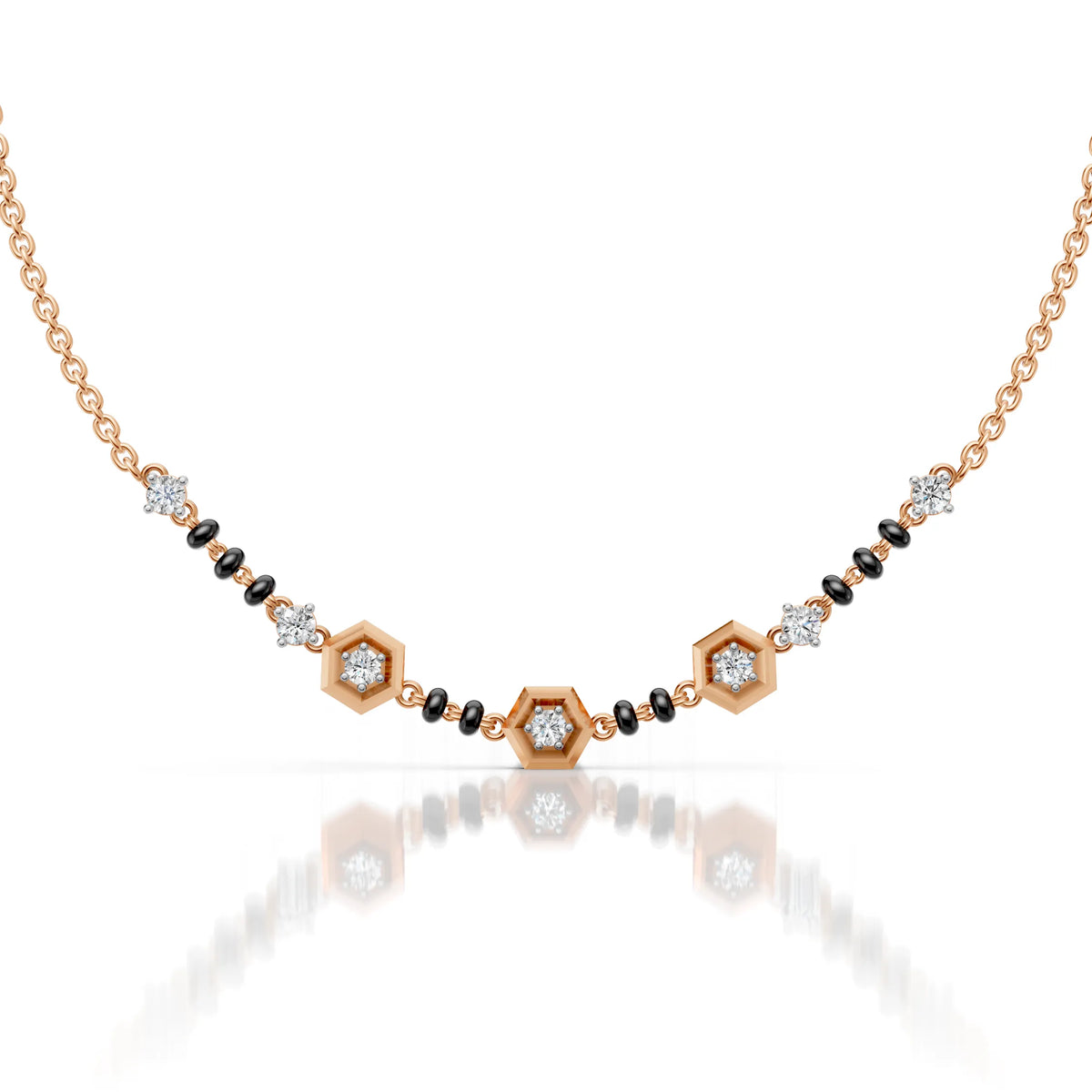 Hexa Diamond Mangalsutra