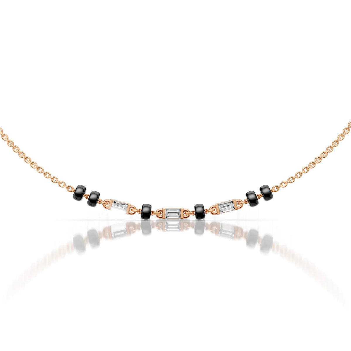 Baguette Cut Mangalsutra
