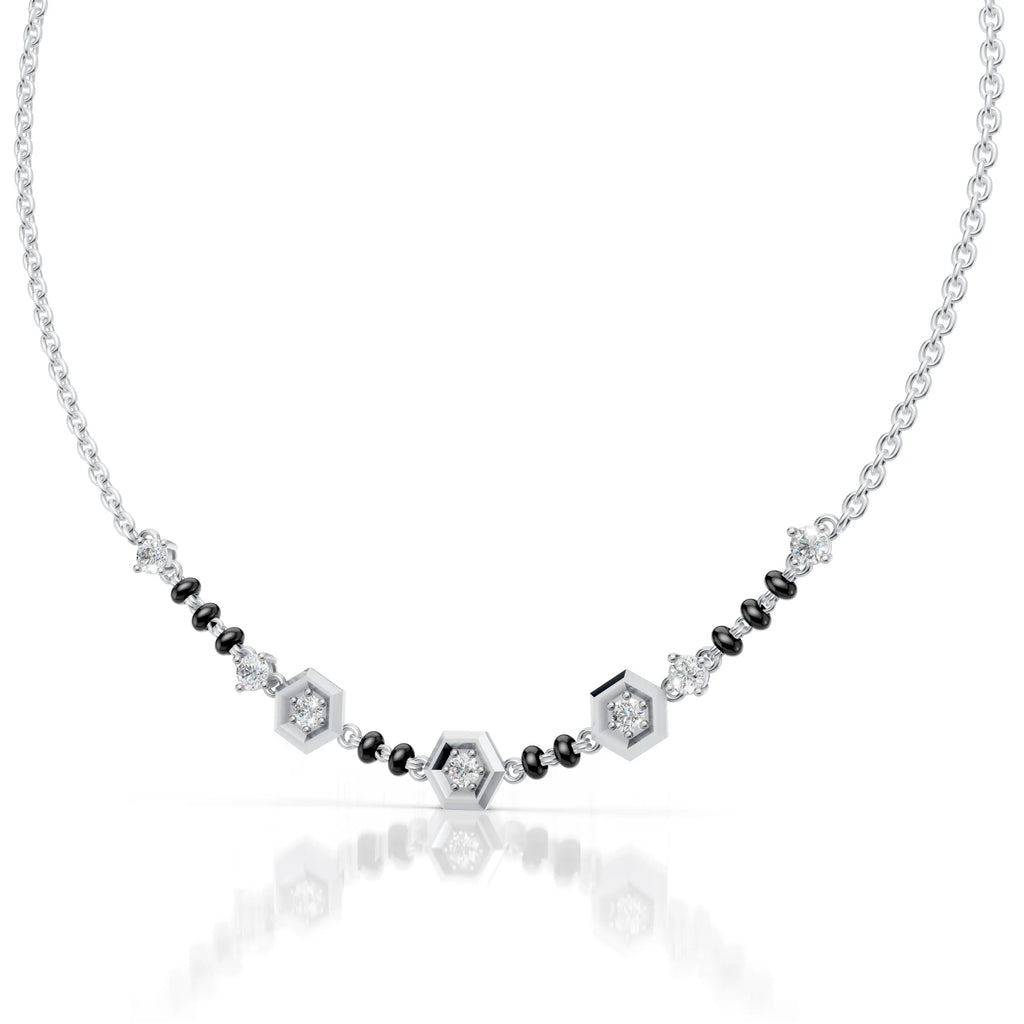 Hexa Diamond Mangalsutra