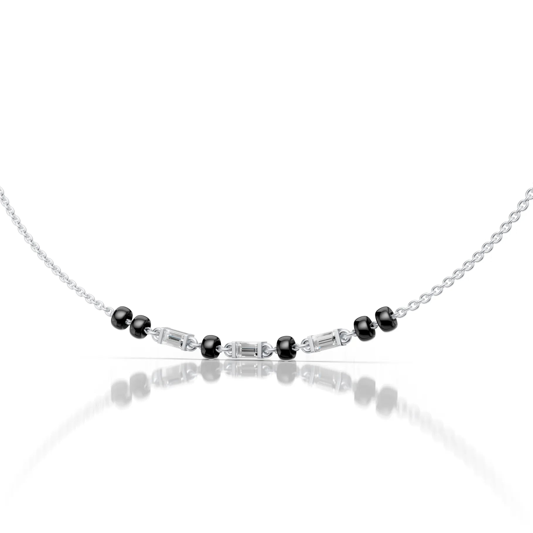 Baguette Cut Mangalsutra
