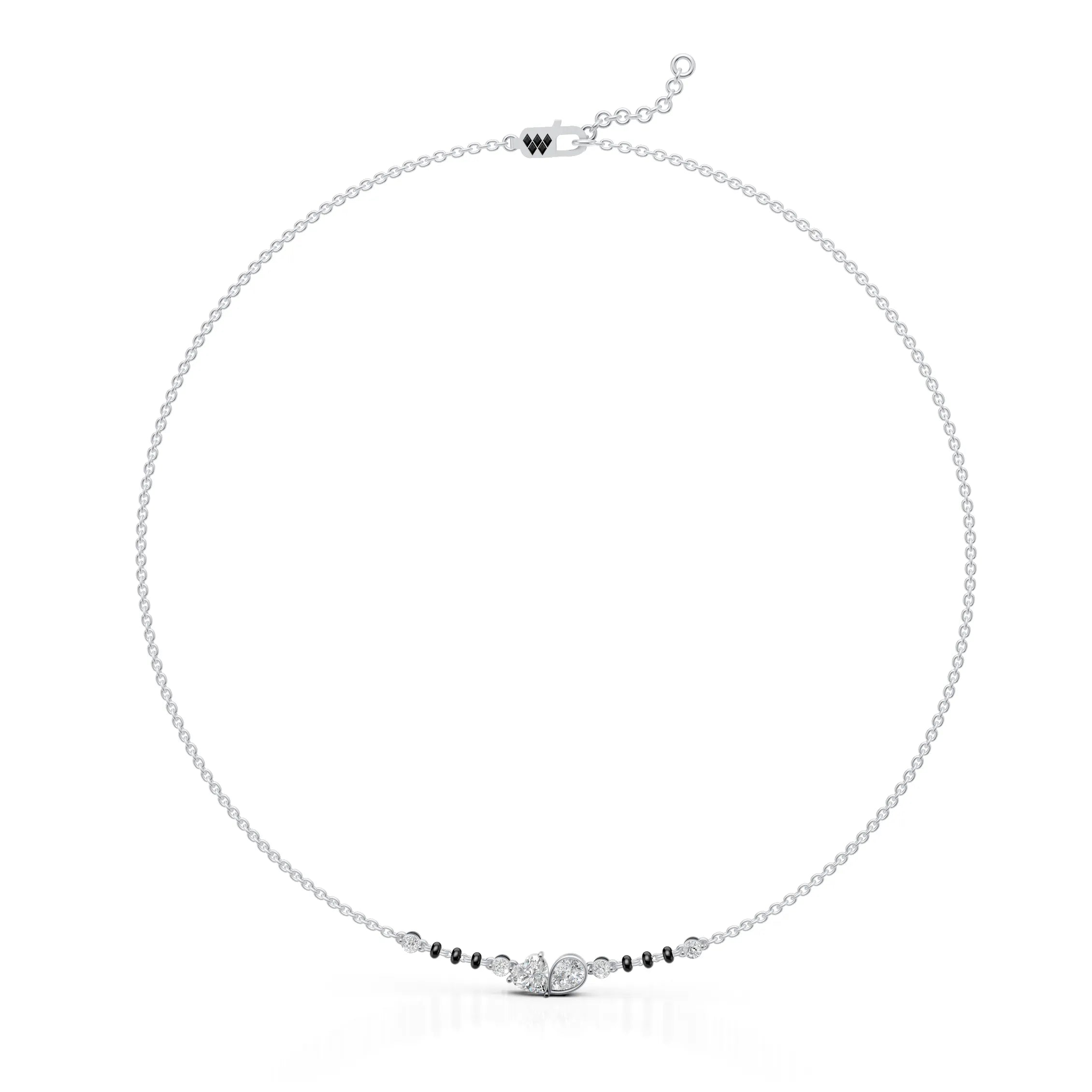 Pear Drop Diamond Mangalsutra