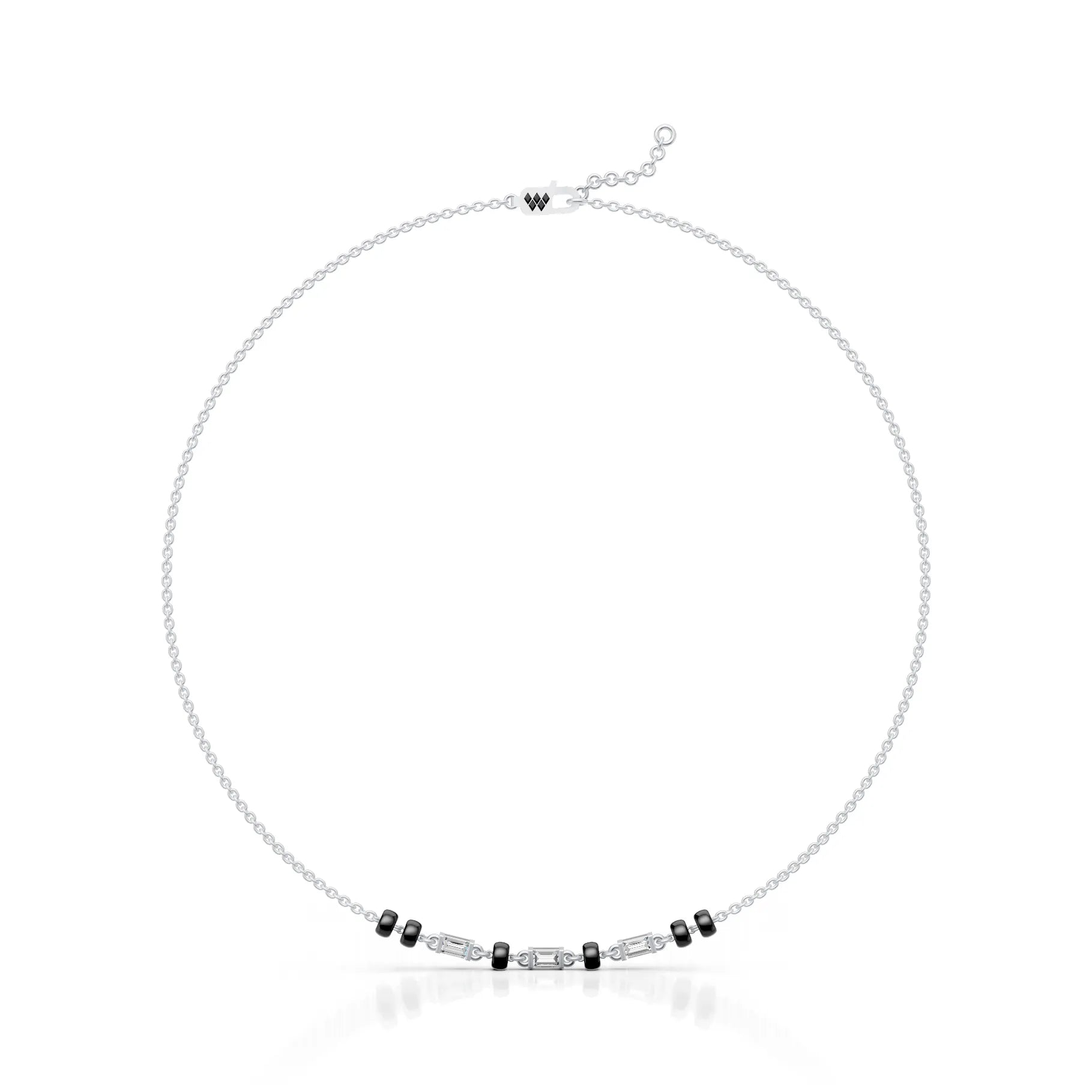 Baguette Cut Mangalsutra
