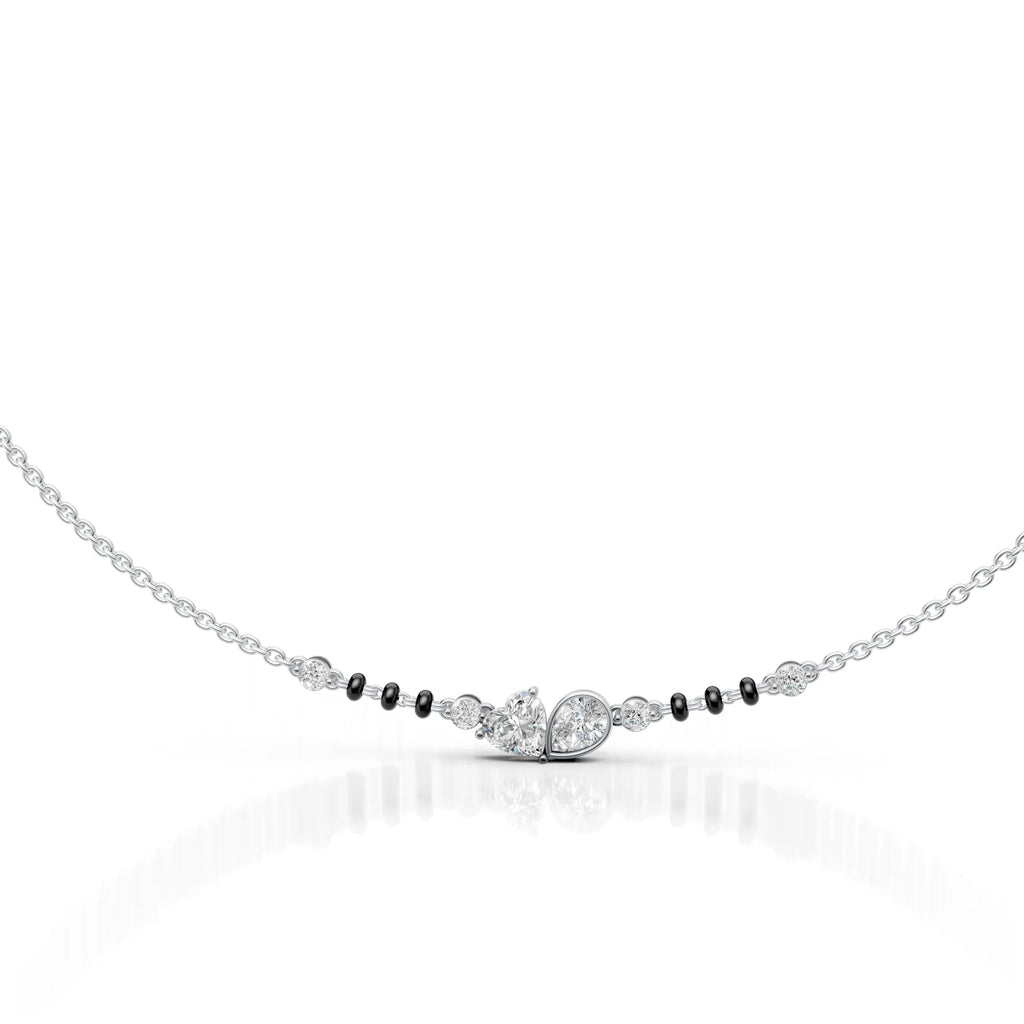 Pear Drop Diamond Mangalsutra