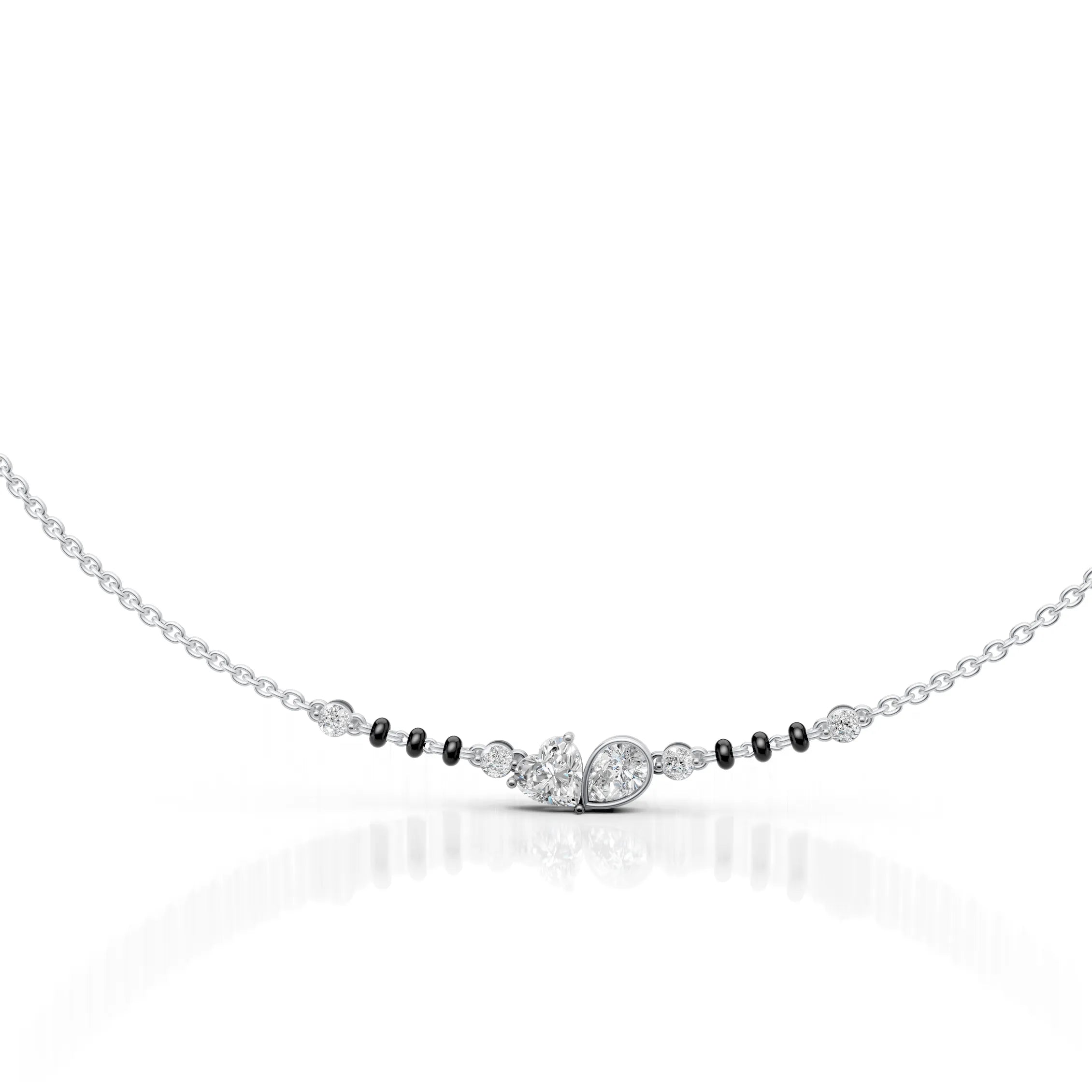 Pear Drop Diamond Mangalsutra