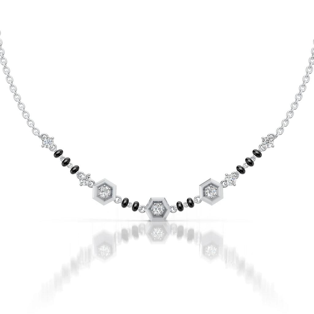 Hexa Diamond Mangalsutra