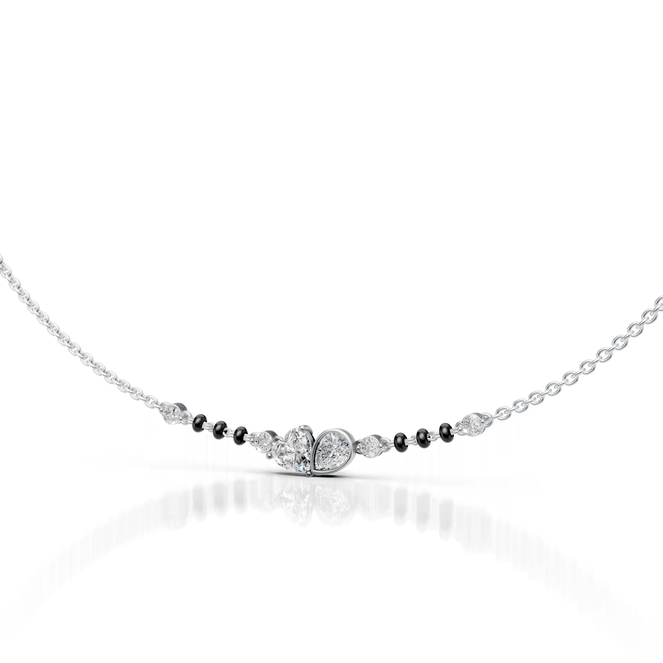 Pear Drop Diamond Mangalsutra