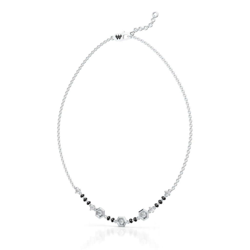 Hexa Diamond Mangalsutra