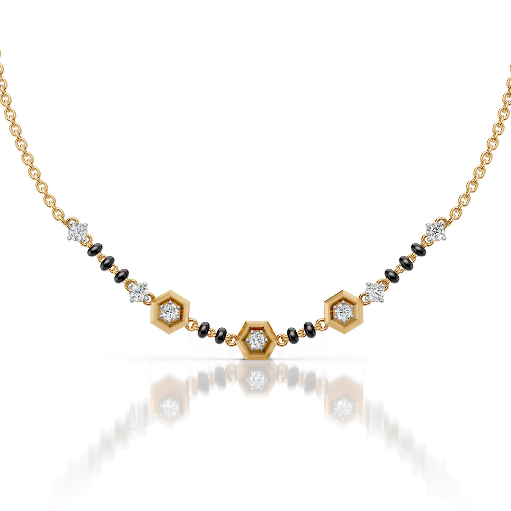 Hexa Diamond Mangalsutra