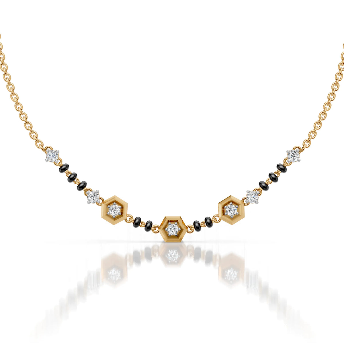 Hexa Diamond Mangalsutra
