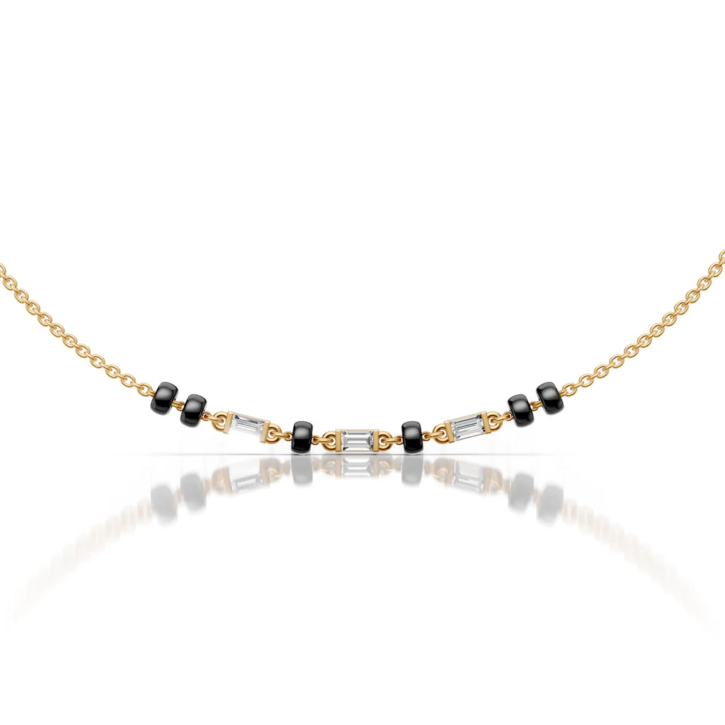 Baguette Cut Mangalsutra