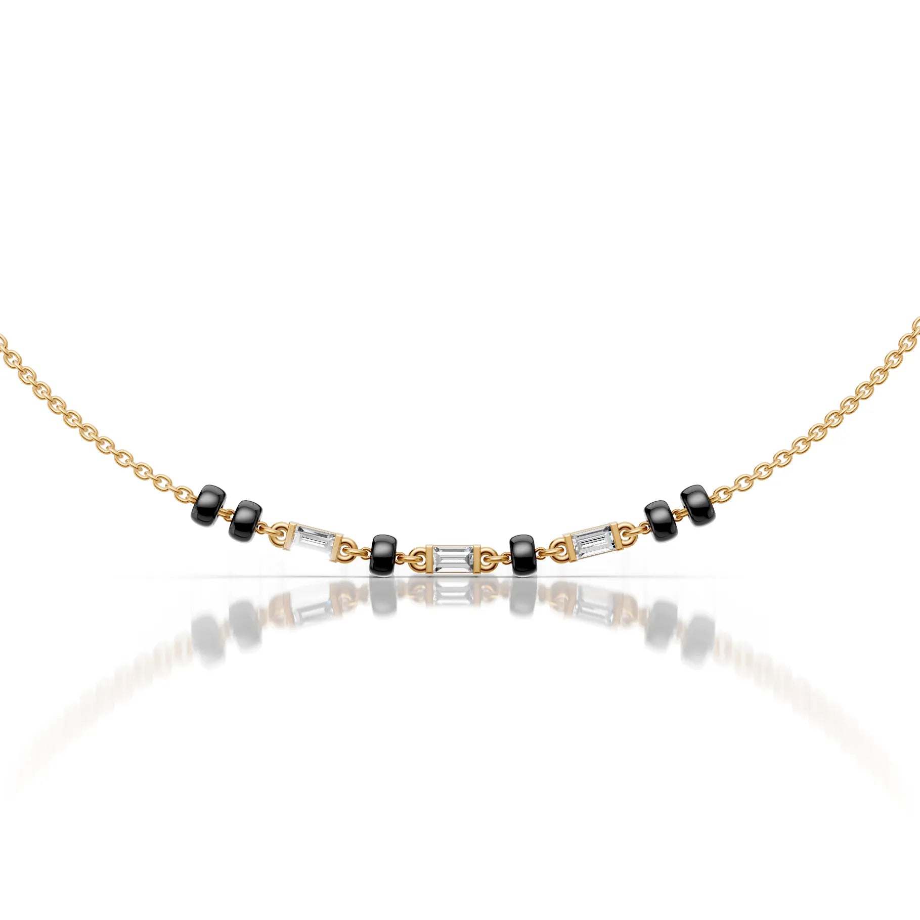 Baguette Cut Mangalsutra