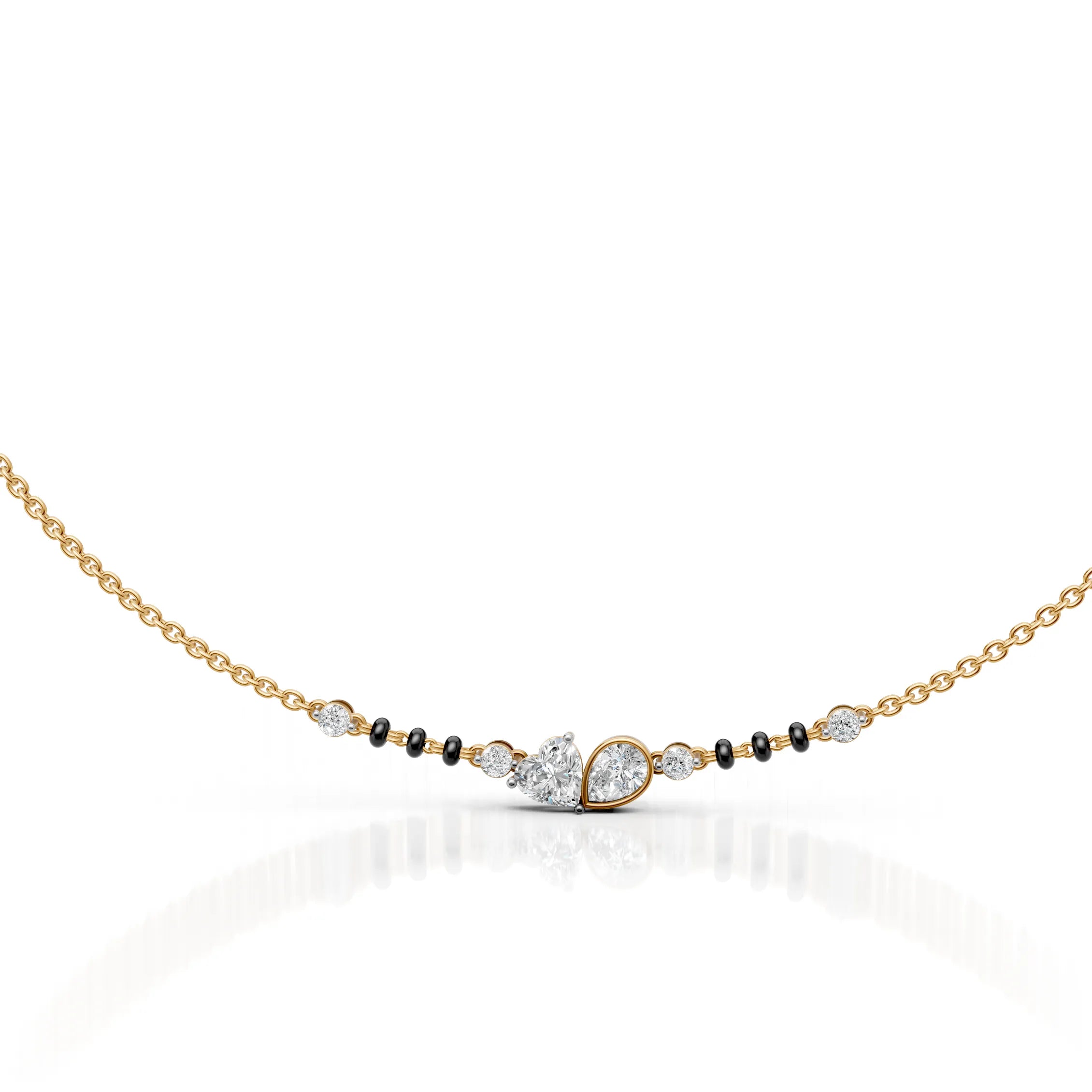 Pear Drop Diamond Mangalsutra