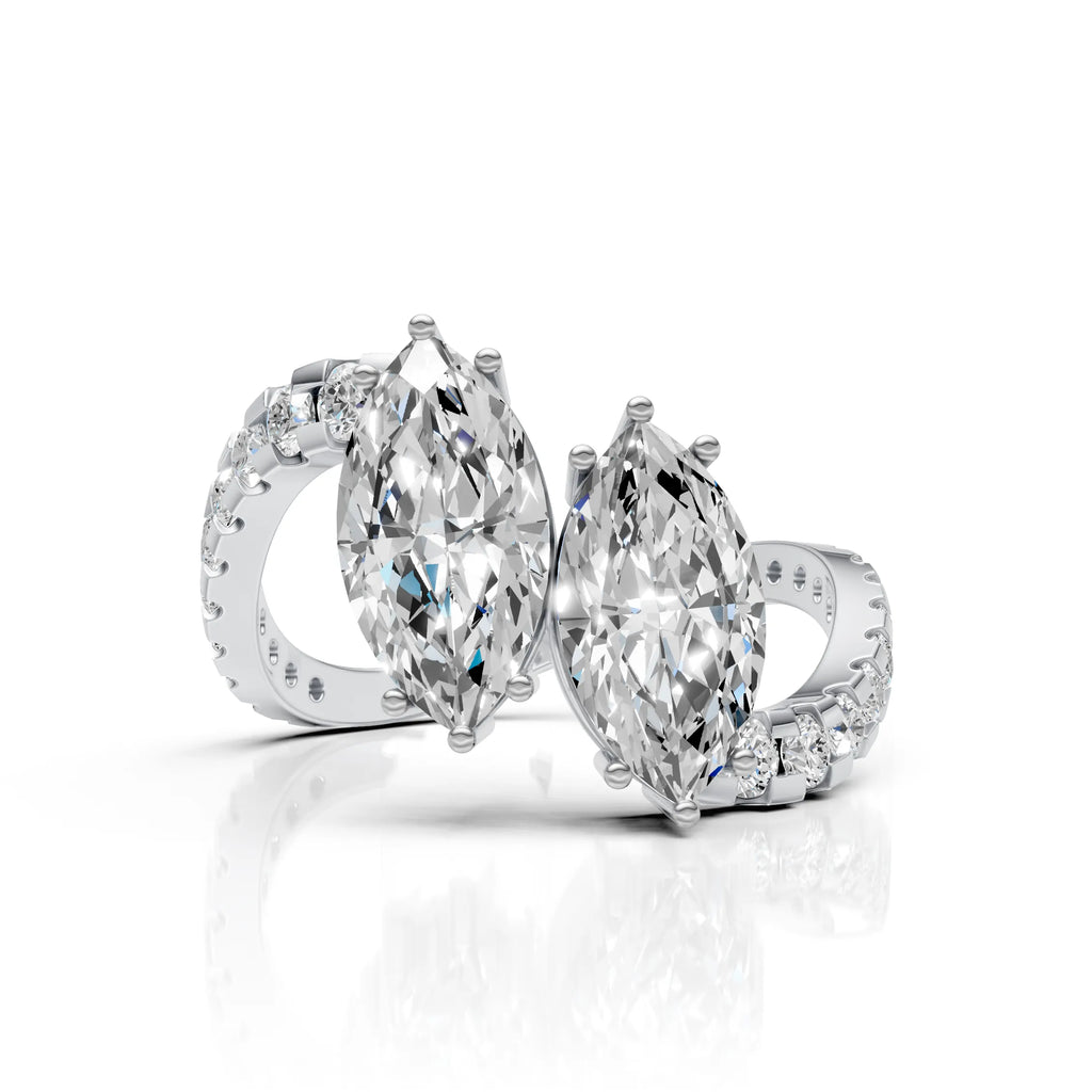 Marquise Twist Ring