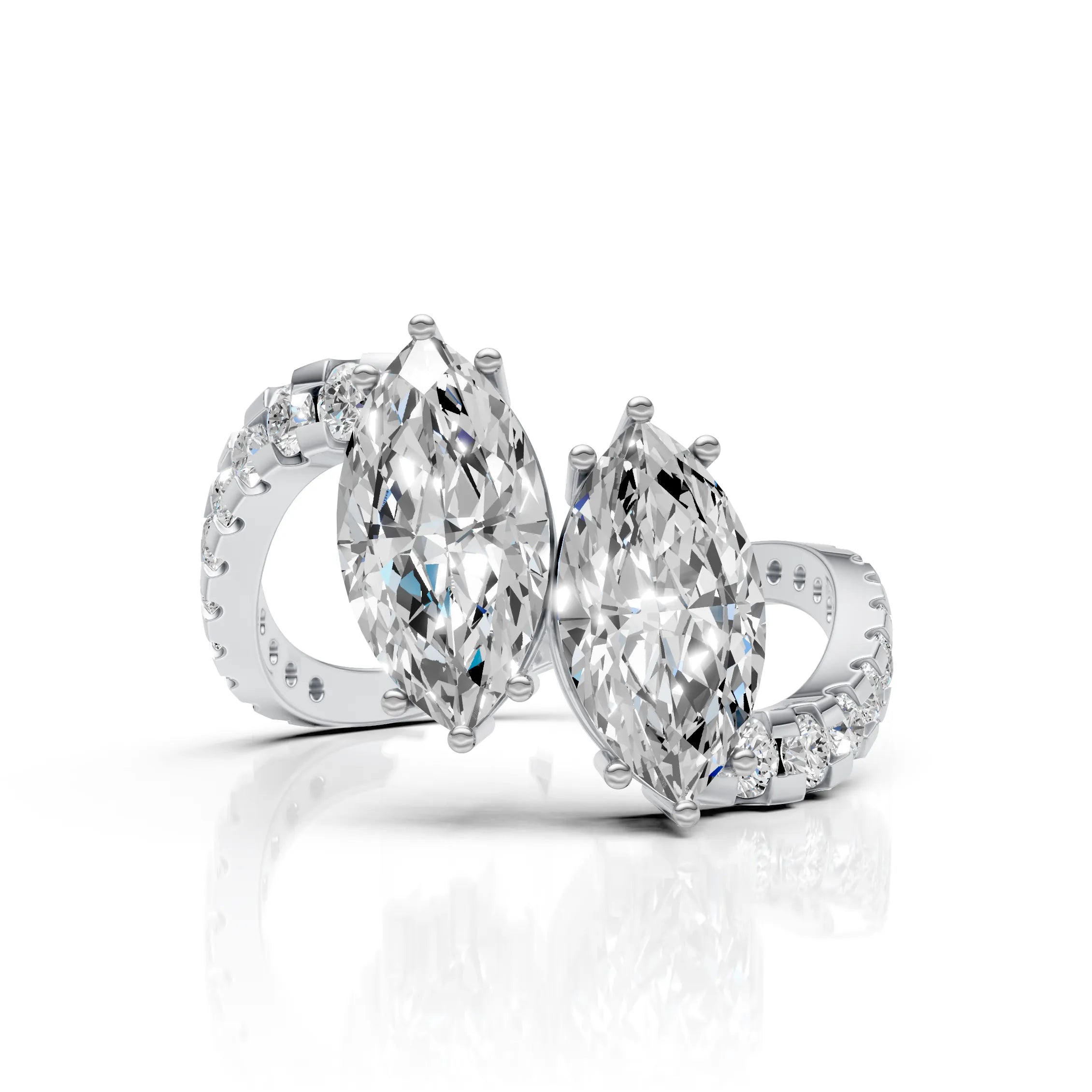 Marquise Twist Ring