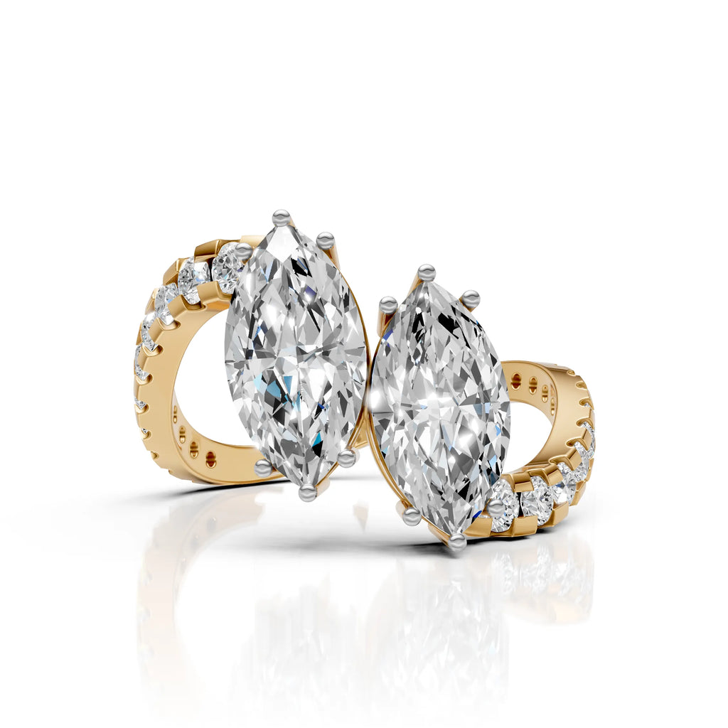 Marquise Twist Ring