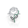 Multicolor Rose Ring